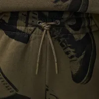 Nike Jordan Brooklyn Fleece Big детские Printed Pants цвет зеленый