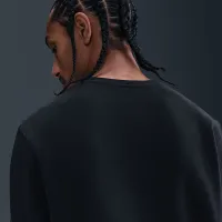 Nike Sportswear Club мужские Graphic Fleece Crew цвет черный