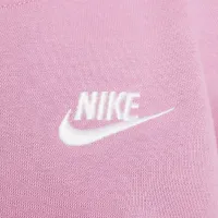 Nike Sportswear Club Fleece Big детские оверсайз Pullover Толстовка с капюшоном Pink