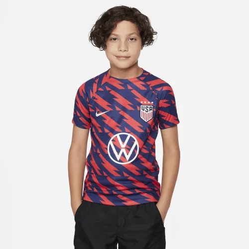 U.S. Academy Pro Big детские Nike Dri-FIT Soccer Top цвет красный