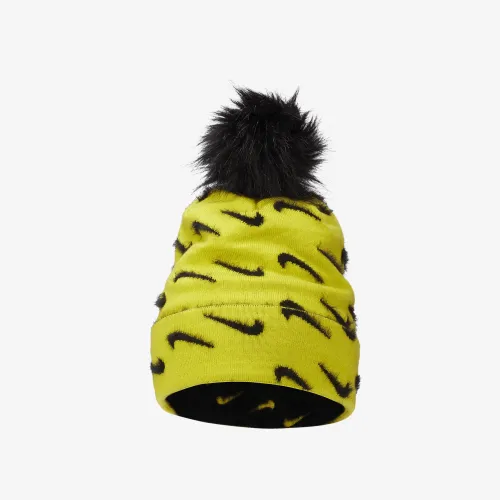 Nike Peak детские Pom Beanie цвет зеленый