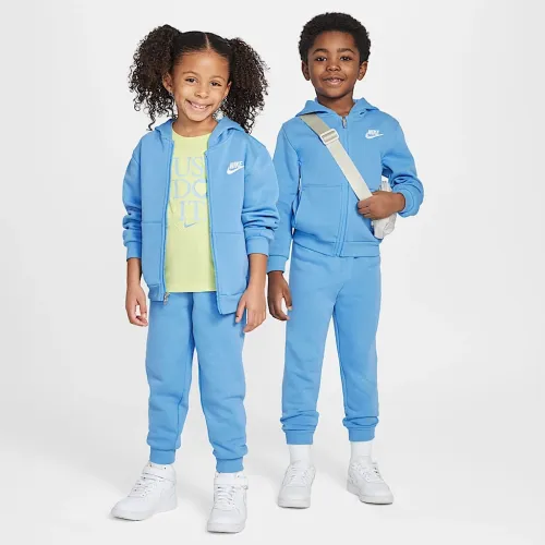 Nike Full-Zip Club набор Little Kids 2-Piece Толстовка с капюшоном набор синий