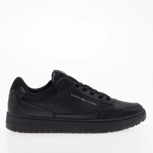 Кроссовки Tommy Hilfiger TH Basket Core Leather FM0FM04727-BDS - Черные
