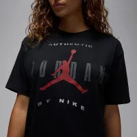 Nike Jordan Flight жіноча Graphic футболка колір чорний