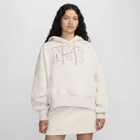 Nike Sportswear Phoenix Fleece женская Over-оверсайз Толстовка с капюшоном цвет коричневый