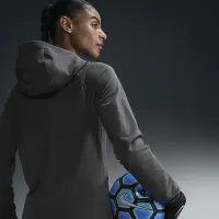 Nike Dri-FIT Academy жіноча Толстовка з капюшоном колір сірий