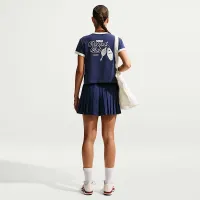Nike Heritage жіноча Short-Sleeve Tennis футболка блакитний