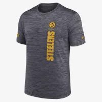 Pittsburgh Steelers Sideline Velocity чоловічі Nike Dri-FIT NFL футболка колір чорний