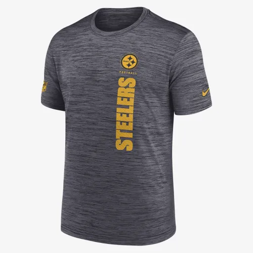 Pittsburgh Steelers Sideline Velocity чоловічі Nike Dri-FIT NFL футболка колір чорний