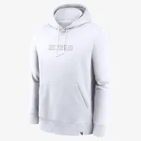 West Virginia Mountaineers Statement Wordmark Lockup Heavyweight чоловічі Nike College Pullover Толстовка з капюшоном колір білий