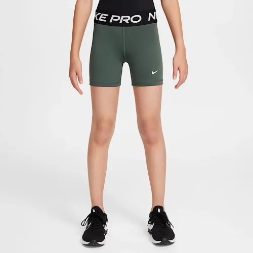 Nike Pro Big дитячі (Girls') шорти колір зелений
