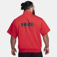 Nike Dri-FIT Standard Issue чоловічі 1/4-Zip Short-Sleeve баскетбольні Top колір червоний