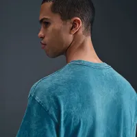 Nike мужские баскетбольные футболка синий