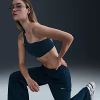Nike Sportswear Everything Wovens жіноча Mid-Rise Open-Hem Pants блакитний