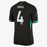 Virgil van Dijk Liverpool 2024/25 Match Away мужские Nike Dri-FIT ADV Soccer Jersey цвет зеленый