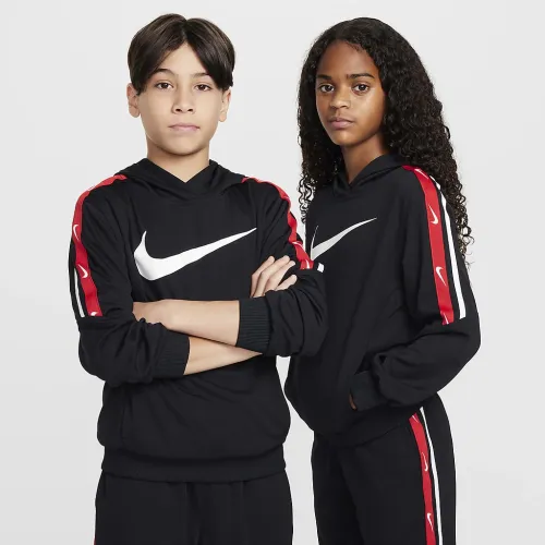 Nike Sportswear Club Big детские Pullover Knit Толстовка с капюшоном цвет черный