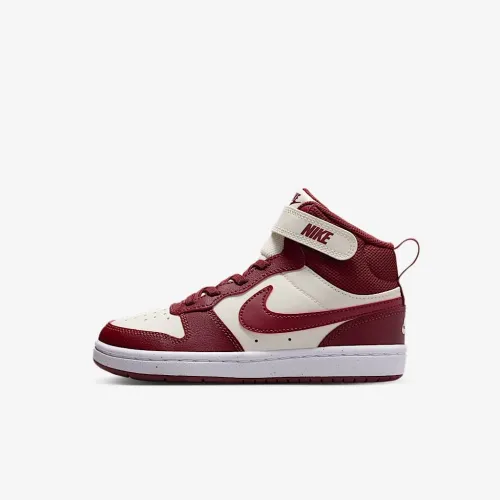 Nike Court Borough Mid 2 Little дитячі Кросівки колір коричневий
