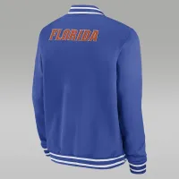 Nike Florida Gators Sideline мужские Jordan College Full-Zip Bomber Куртка синий