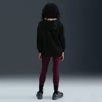 Nike Sportswear Club Fleece Big дитячі (Girls') оверсайз Толстовка з капюшоном колір чорний