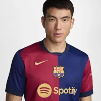 FC Barcelona 2024/25 Stadium Home чоловічі Nike Dri-FIT Soccer Replica Jersey блакитний