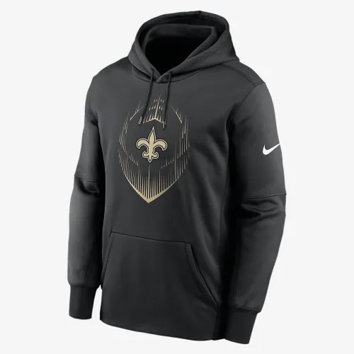 New Orleans Saints Icon Men’s Nike Therma NFL Pullover Толстовка з капюшоном колір чорний