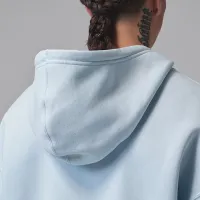 Nike Jordan Brooklyn Fleece мужские оверсайз Full-Zip Толстовка с капюшоном синий