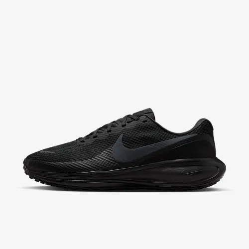 Nike Revolution 8 женская Road Running Кроссовки (Extra Wide) цвет черный