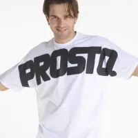 Футболка Prosto Klasyk Flazzit KL241MTEE1051 - Белая