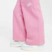 Nike Sportswear Club Toddler Fleece Wide Leg Pants Pink