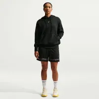 Nike Phoenix Fleece женская оверсайз Pullover баскетбольные Толстовка с капюшоном цвет черный