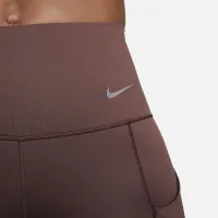 Nike Go женская Firm-Support С высокой Талией 7/8 лосины с карманамицвет коричневый