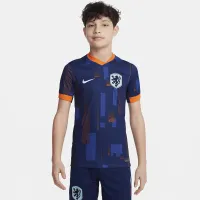 Netherlands (Men's Team) 2024/25 Stadium Away Big Kids' Nike Dri-FIT Soccer Replica Jersey Blue