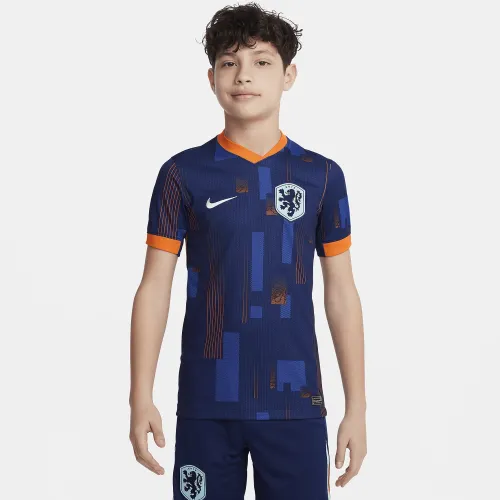 Netherlands (Men's Team) 2024/25 Stadium Away Big Kids' Nike Dri-FIT Soccer Replica Jersey Blue
