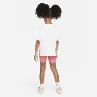 Nike Coral Reef Tee and Shorts Set Little Kids' 2-Piece Dri-FIT Set Pink