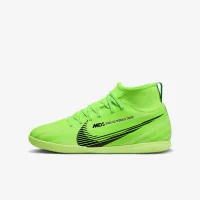 Nike Jr. Superfly 9 Club Mercurial Dream Speed Big детские IC High-Top Soccer Кроссовки цвет зеленый