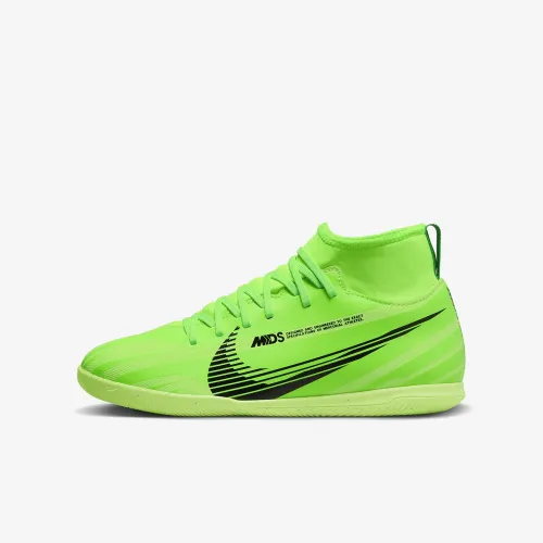 Nike Jr. Superfly 9 Club Mercurial Dream Speed Big детские IC High-Top Soccer Кроссовки цвет зеленый