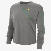 Oregon Heritage жіноча Nike College Boxy Crew-Neck футболка колір сірий