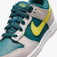 Nike Dunk Low Little детские Кроссовки цвет зеленый