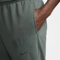 Nike Swoosh мужские Dri-FIT Fleece Fitness Joggers цвет зеленый