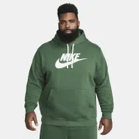 Nike Sportswear Club Fleece чоловічі Graphic Pullover Толстовка з капюшоном колір зелений