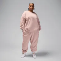Nike Jordan Flight Fleece женская Pants (большие размеры) Pink