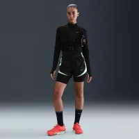 Nike Tempo жіноча Dri-FIT Mid-Rise Brief-Lined Running шорти колір сірий