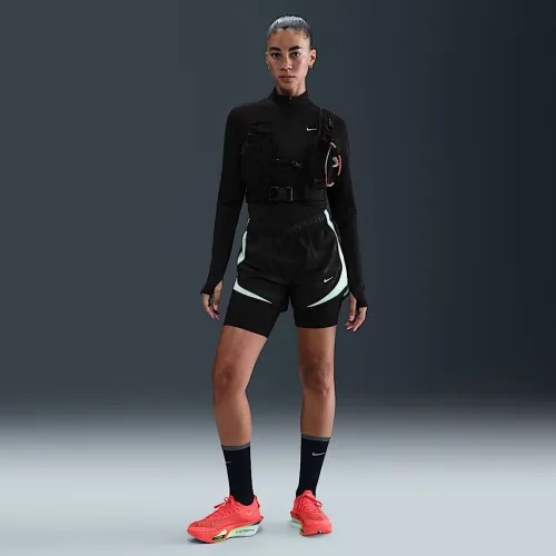 Nike Tempo жіноча Dri-FIT Mid-Rise Brief-Lined Running шорти колір сірий