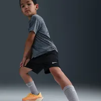 Nike Little детские Dri-FIT Multi Mesh шорты цвет черный