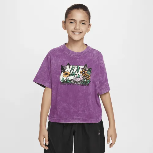 Nike Sportswear Big дитячі (Girls') футболка колір фіолетовий