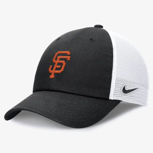 San Francisco Giants Everцвет зеленый Club мужские Nike MLB Trucker Adjustable Hat цвет черный