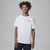 Nike Air Jordan 1 Big детские Patch футболка цвет белый
