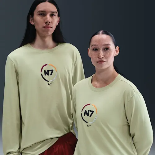 Nike Sportswear N7 Long-Sleeve Max90 футболка цвет зеленый