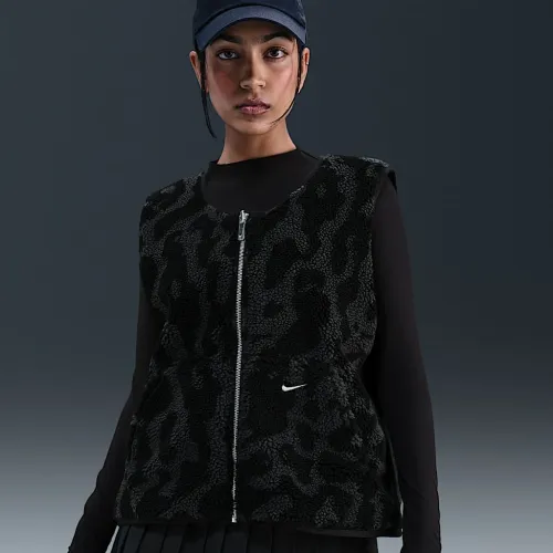 Nike Sportswear жіноча High-Pile Fleece Vest колір чорний