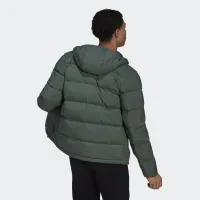 Куртка adidas Helionic Hooded Down HG8749 - зелена